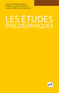 David Lefebvre - Les études philosophiques N° 3/2018 : Pense-t-on uniquement en fonction de sa langue ?.