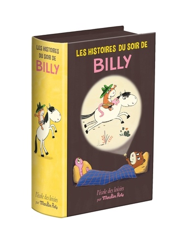 Les histoires du soir de Billy. 5 histoires à projeter. Coffret avec une lampe de projection, 5 disques à projeter et 5 invitations