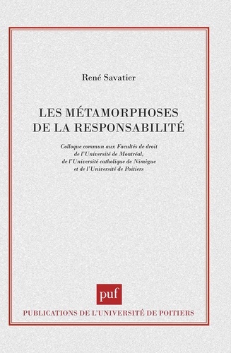 Les métamorphoses de la responsabilité