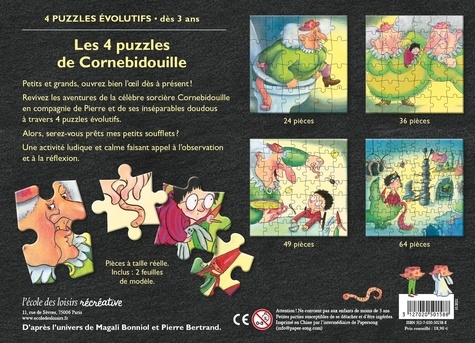 Les quatre puzzles Cornebidouille