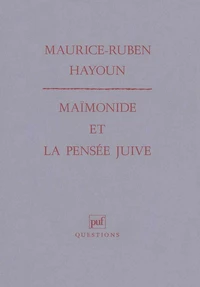 Maïmonide et la pensée juive