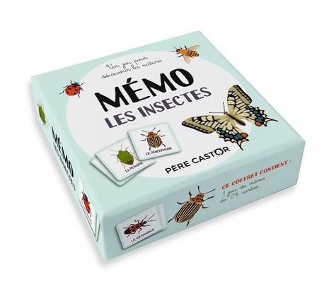 Adeline Ruel - Mémo Les insectes - Avec 24 cartes.
