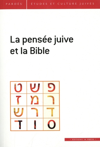 Pardès N° 68 La pensée juive et la bible. Ve colloque des intellectuels francophones d'Israël, 11 et 12 mai 2021