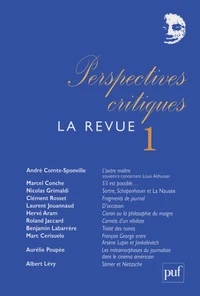 Perspectives critiques, La Revue N° 1