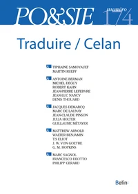Traduire / Celan