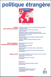 La Chine dans l'économie mondiale