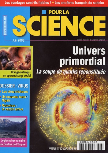 Hervé This et Didier Nordon - Pour la science N° 344, Juin 2006 : Univers primordial - La soupe de quarks reconstituée.