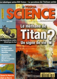 Hervé This - Pour la science N° 356, juin 2007 : Le méthane de Titan - Un signe de vie ?.