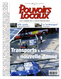 Olivier Piron - Pouvoirs locaux N° 66, Septembre 200 : Transports et territoires : la nouvelle donne.