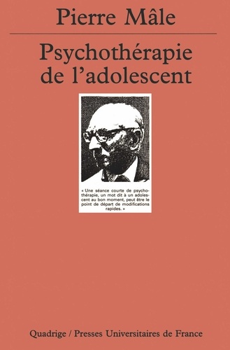 Pierre Male - Psychothérapie de l'adolescent.
