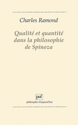 Qualité et quantité dans la philosophie de Spinoza