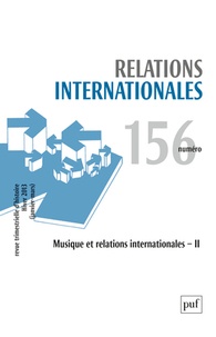  PUF - Relations internationales 2013 n 156.