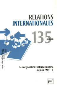 Les négociations internationales depuis 1945
