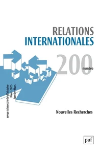 Relations internationales N° 200, hiver 2024