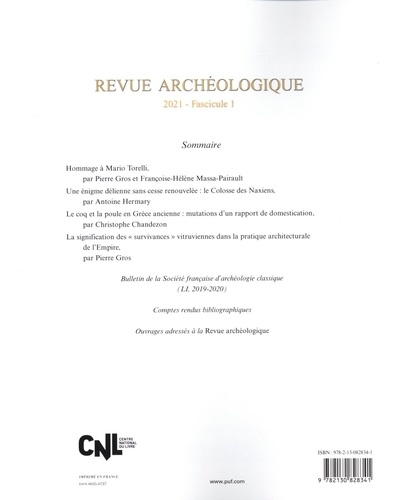 Revue archéologique N° 1/2021