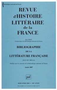 Bibliographie de la littérature française (XVIe-XXe siècles)