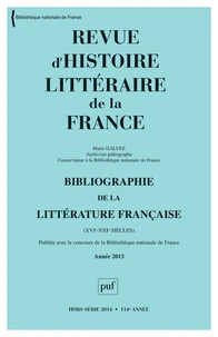Bibliographie de la littérature française (XVIe-XXIe siècles)