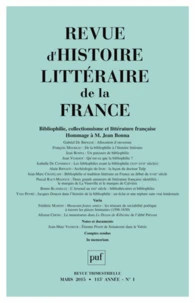 Bibliophilie, collectionnisme et littérature française