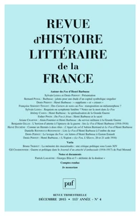 Autour du Feu d'Henri Barbusse