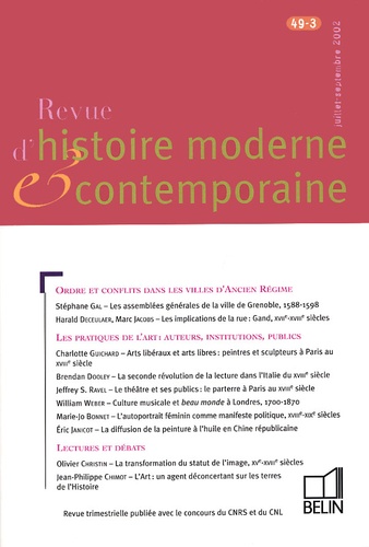 Pierre Milza - Revue d'histoire moderne et contemporaine Tome 49 N° 3 Juillet : .
