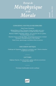 Denis Kambouchner - Revue de Métaphysique et de Morale N° 1, janvier-mars 2024 : Conscience - Nouvelles recherches.