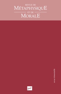 Isabelle Thomas-Fogiel - Revue de Métaphysique et de Morale N° 3/2018 : Etudes autour de Fichte, Nancy, Bataille et Ricoeur.