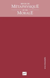 Revue de Métaphysique et de Morale N° 3, juillet-septembre 2000