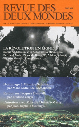 Michel Crépu - Revue des deux Mondes Mai 2011 : La révolution en ligne.
