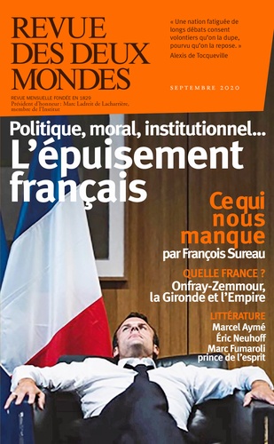 Valérie Toranian - Revue des deux Mondes Septembre 2020 : Pourquoi la France est-elle si nulle ?.