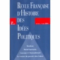 Revue française d'Histoire des idées politiques N° 19