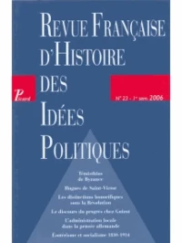 Revue française d'Histoire des idées politiques N° 23