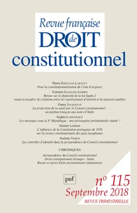 Le droit constitutionnel est un droit en mouvement