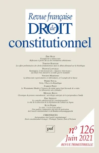 Revue française de Droit constitutionnel N° 126, mai 2021