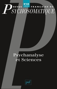  PUF - Revue française de psychosomatique N° 62, 2022 : .