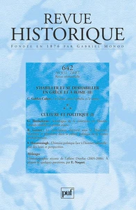 Revue historique N° 642, avril 2007