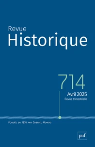 Revue historique N° 714, Mai, 2025