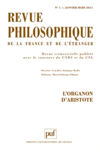 L'organon d'Aristote