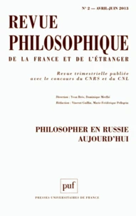 Philosopher en Russie aujourd'hui