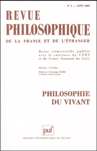 Philosophie du vivant