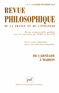 De Carnéade à Marion