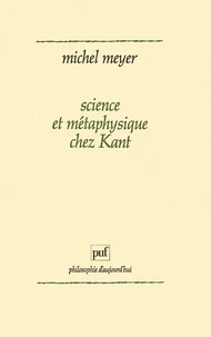 Science et métaphysique chez Kant