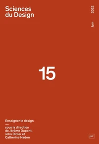 Sciences du design N° 15, 2022