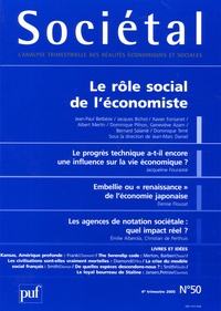 Jean-Marc Daniel - Sociétal N° 50, 4e trimestre : Le rôle social de l'économiste.