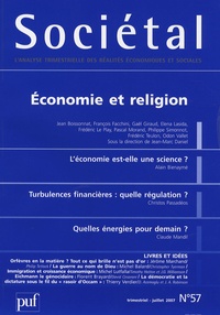 Jean Boissonnat et François Facchini - Sociétal N° 57, juillet 2007 : Economie et religion.