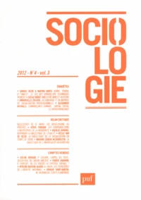 Sociologie Volume 3 N° 4/2012