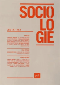Sociologie Volume 4 N° 1/2013