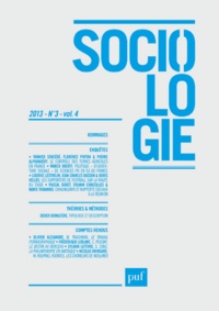 Serge Paugam - Sociologie Volume 4 N° 3/2013 : .