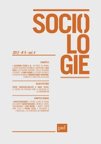 Sociologie Volume 4 N° 4/2013