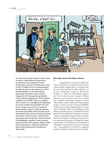 Tintin c'est l'aventure N° 8, juin-août 2021 La science