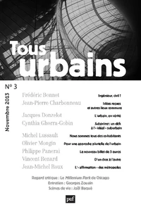 Tous urbains N° 3, Novembre 2013